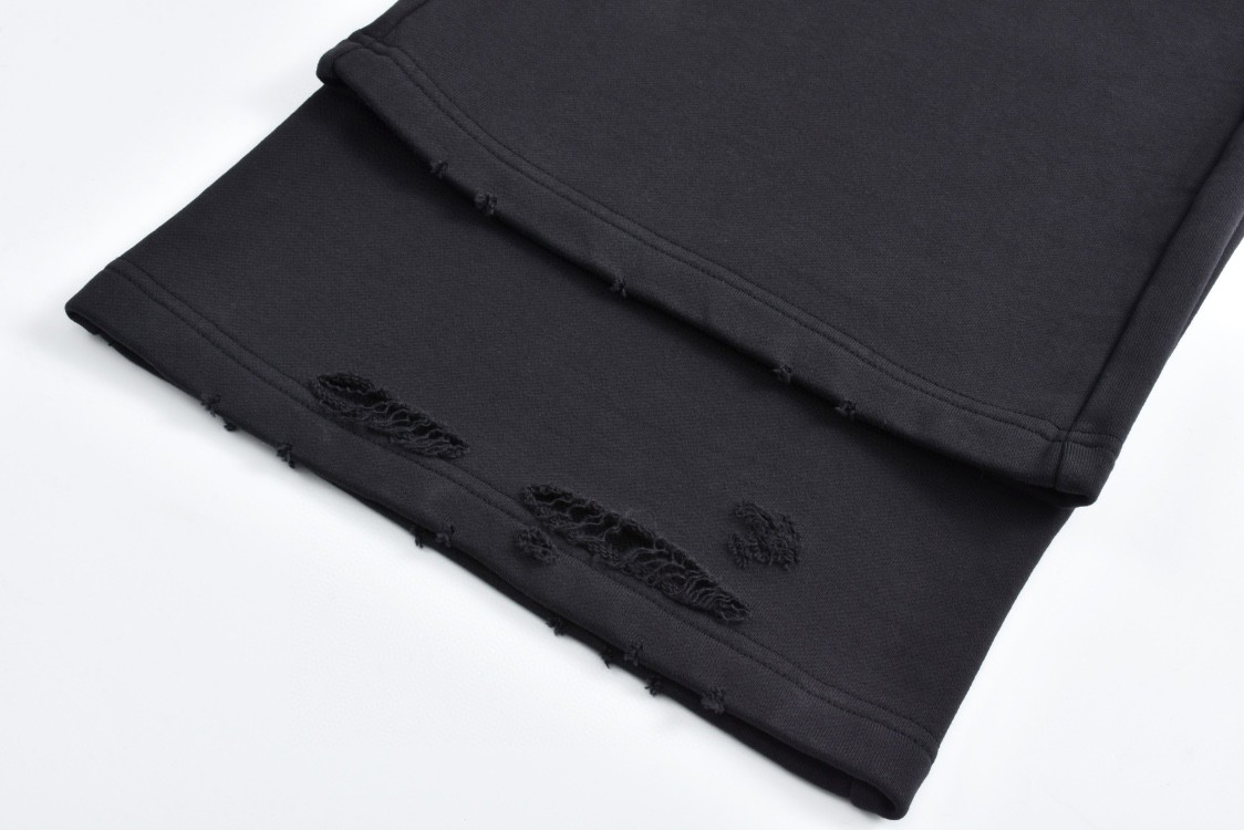 Balenciaga 巴黎世家 地球印花松紧腰运动裤 长裤 裤子 休闲裤 黑色 803266TRVD11055