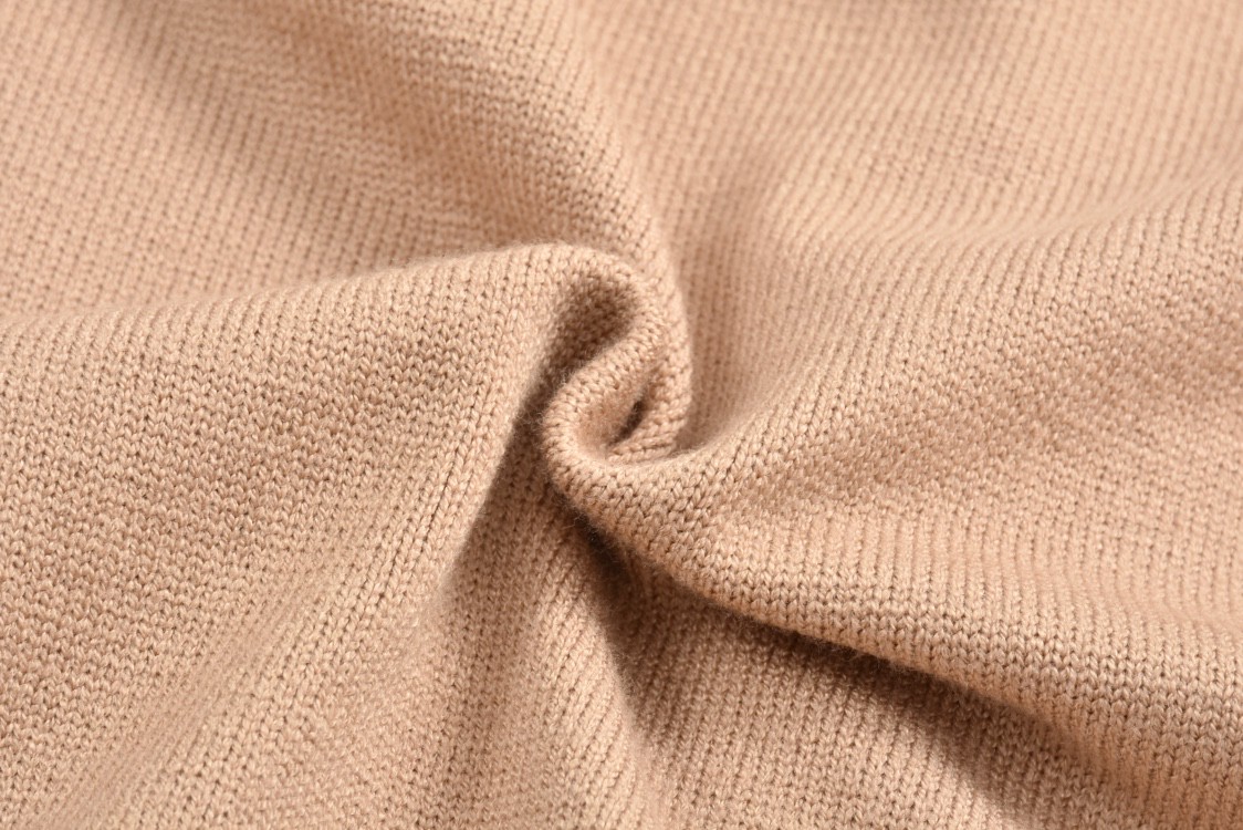 MIU MIU 缪缪 徽标刺绣logo羊绒针织衫 开衫 毛衣 外套 长袖 奶茶色 MMF787-13S1-F0627-S-232