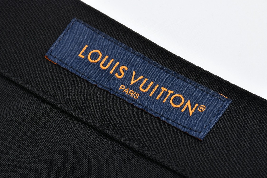 LOUIS VUITTON 路易威登 绿松石工装裤 休闲裤 裤子 长裤 黑色 1AFWR0
