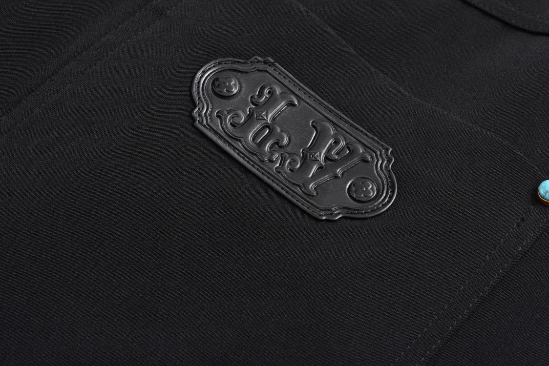 LOUIS VUITTON 路易威登 绿松石工装裤 休闲裤 裤子 长裤 黑色 1AFWR0