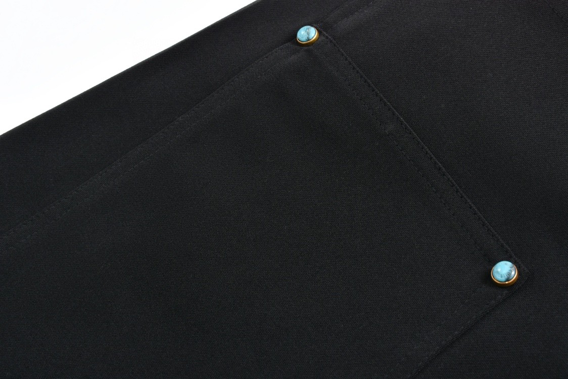 LOUIS VUITTON 路易威登 绿松石工装裤 休闲裤 裤子 长裤 黑色 1AFWR0