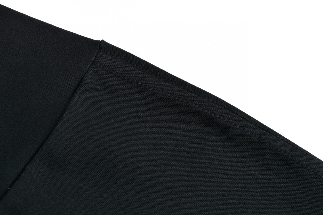 Balenciaga 巴黎世家 3B字母logo刺绣圆领短袖 T恤 夏季 黑色 802038TMVA51070