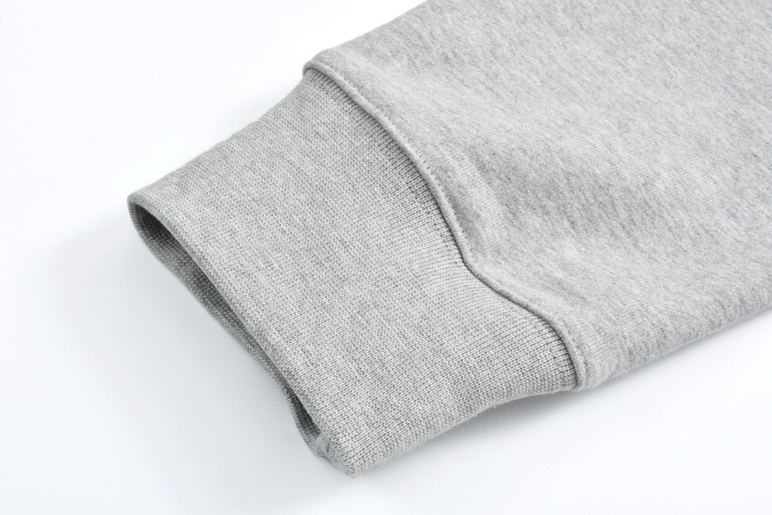 MIU MIU 缪缪 字母logo徽标抽绳拉链连帽卫衣 长袖 外套 灰色 MJL023-15AU-F0031-S-OOO