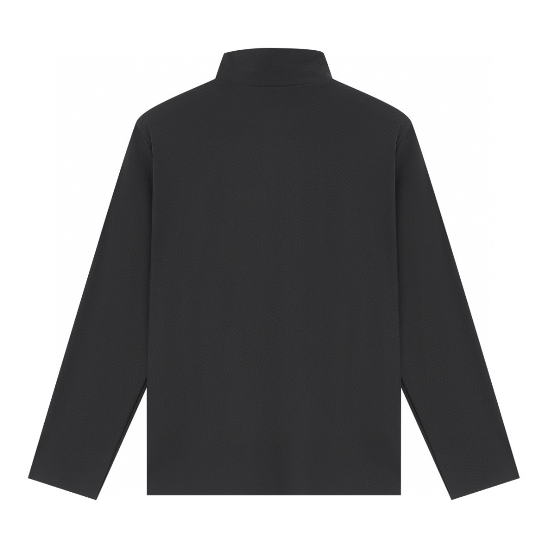 PRADA 普拉达 纯色徽标高领打底衫 T恤 长袖 黑色 白色