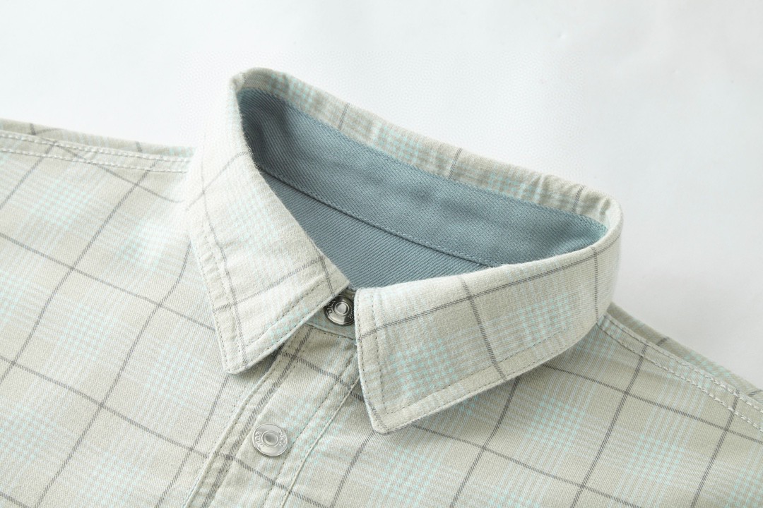 DIOR 迪奥 双面两穿字母logo刺绣牛仔衬衫 外套 长袖 蓝色 343D583AY539-C581