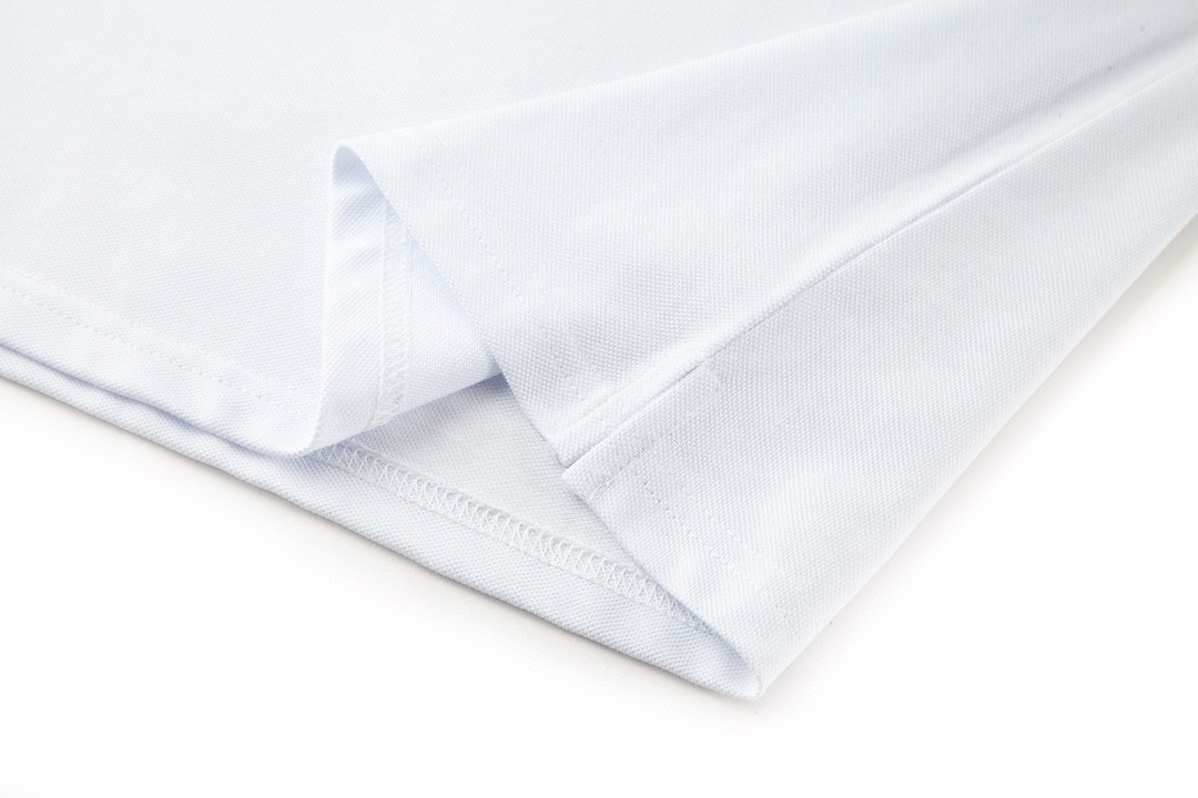 PRADA 普拉达 纯色徽标logo半拉链Polo衫 短袖 T恤 黑色 白色 UJN903-1YR4-F0002-S-OOO