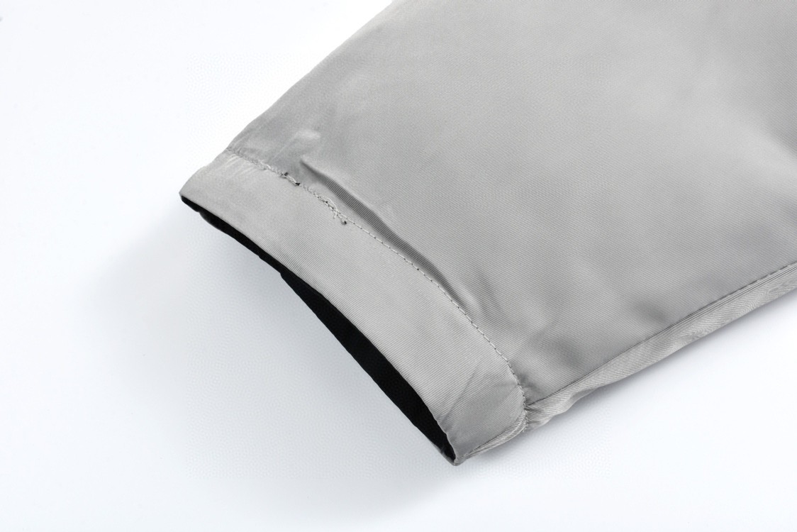 Balenciaga 巴黎世家 双面两穿刺绣字母logo拉链立领棉服 外套 长袖 秋冬 黑色 808811TRO181000