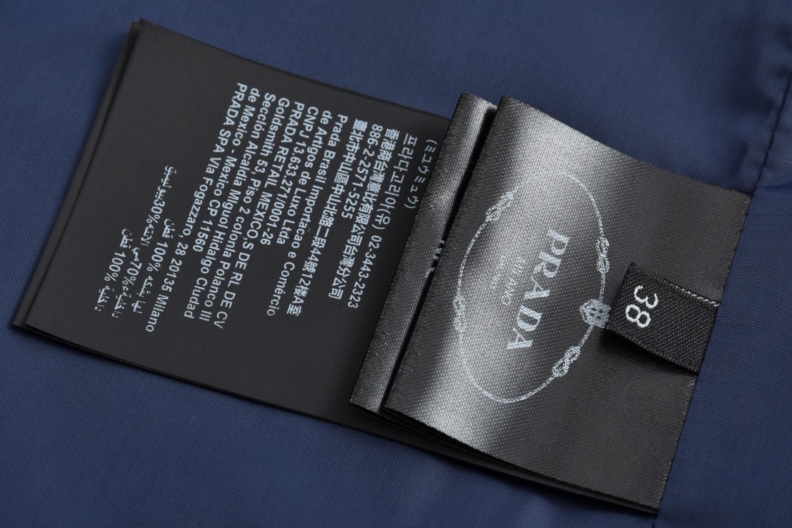 PRADA 普拉达 徽标羊毛格纹衬衫棉服 夹克 外套 长袖 29T060-15R7-F0005-S-OOO