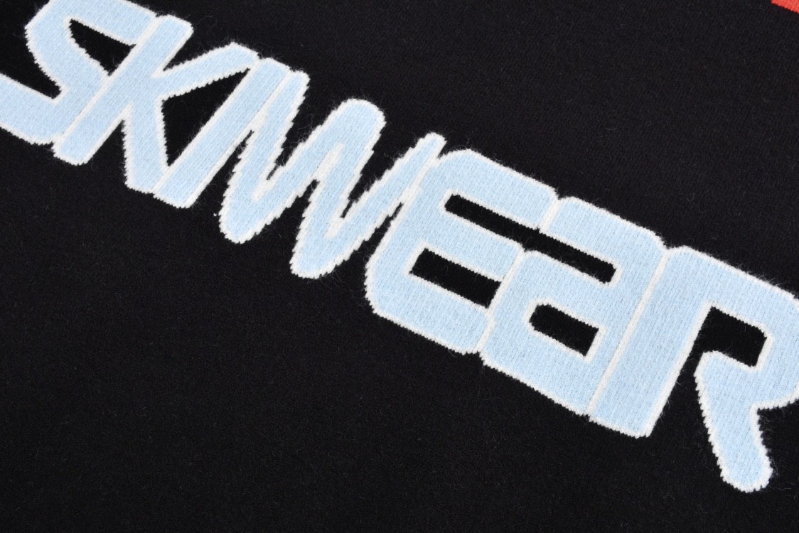 Balenciaga 巴黎世家 字母logo印花高领毛衣 长袖 秋冬 黑色 799917T16962771