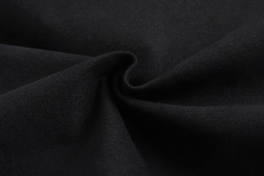 PRADA 普拉达 纯色三角标明线工装牛仔裤 长裤 裤子 黑色 SPH291-108I-F0002