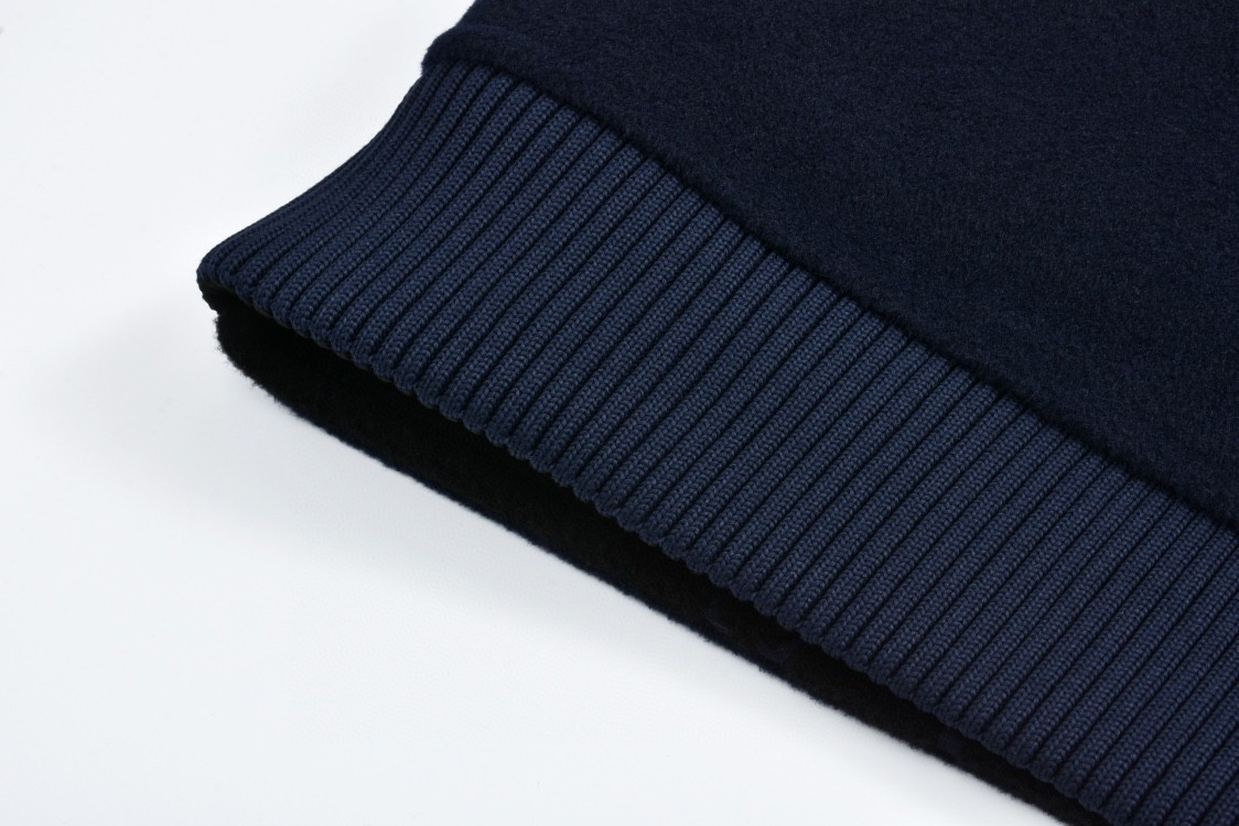 LOUIS VUITTON 路易威登 双面两穿羊毛毛呢拉链夹克 外套 长袖 蓝色 1AFVVS