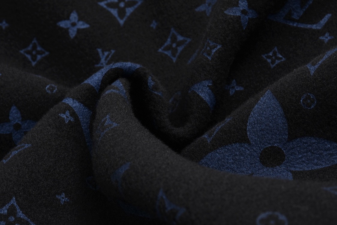 LOUIS VUITTON 路易威登 双面两穿羊毛毛呢拉链夹克 外套 长袖 蓝色 1AFVVS