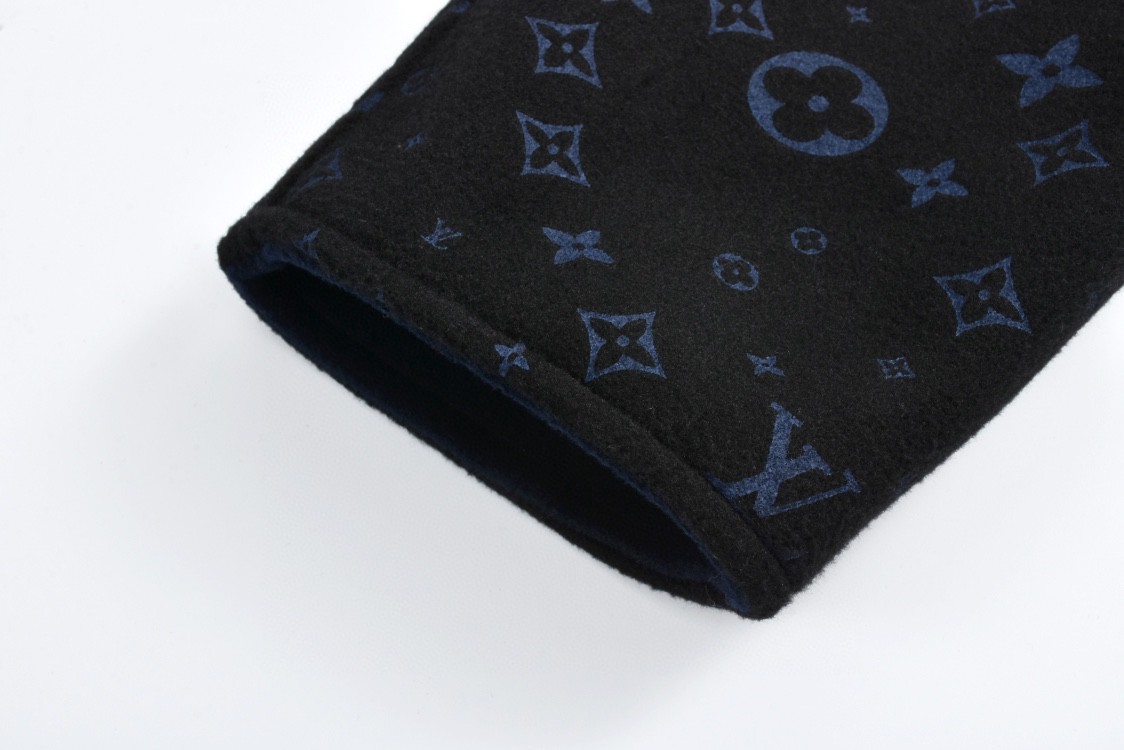 LOUIS VUITTON 路易威登 双面两穿羊毛毛呢拉链夹克 外套 长袖 蓝色 1AFVVS