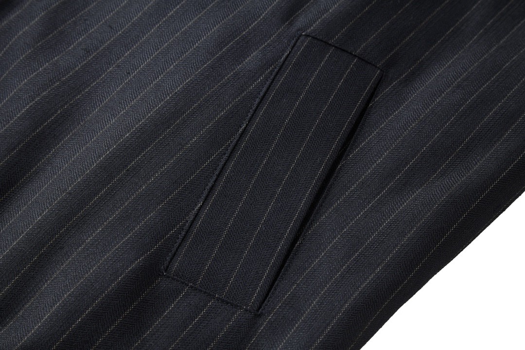 MIU MIU 缪缪 条纹字母logo徽标拉链夹克 外套 长袖 蓝色 ML1041-15MQ-F0008-S-OOO