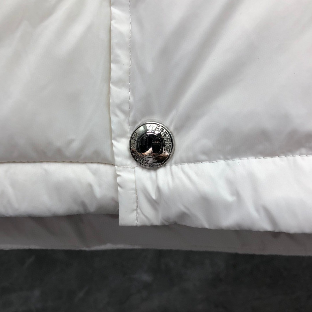 THOM BROWNE 三条杠连帽羽绒服 外套 夹克 长袖 藏青色 灰色 白色