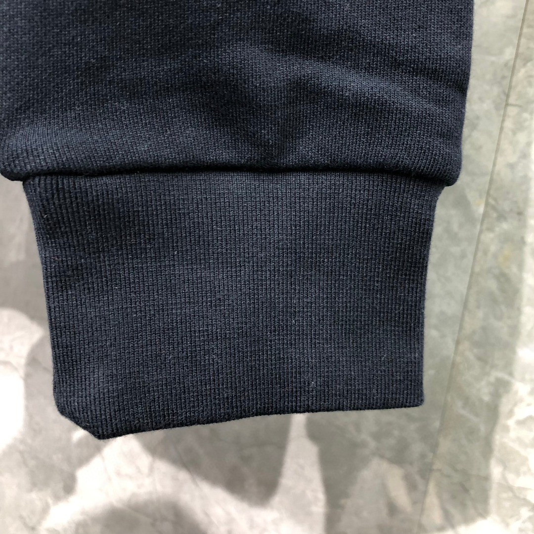 THOM BROWNE 纯色圆领卫衣 长袖 灰色 藏青色 