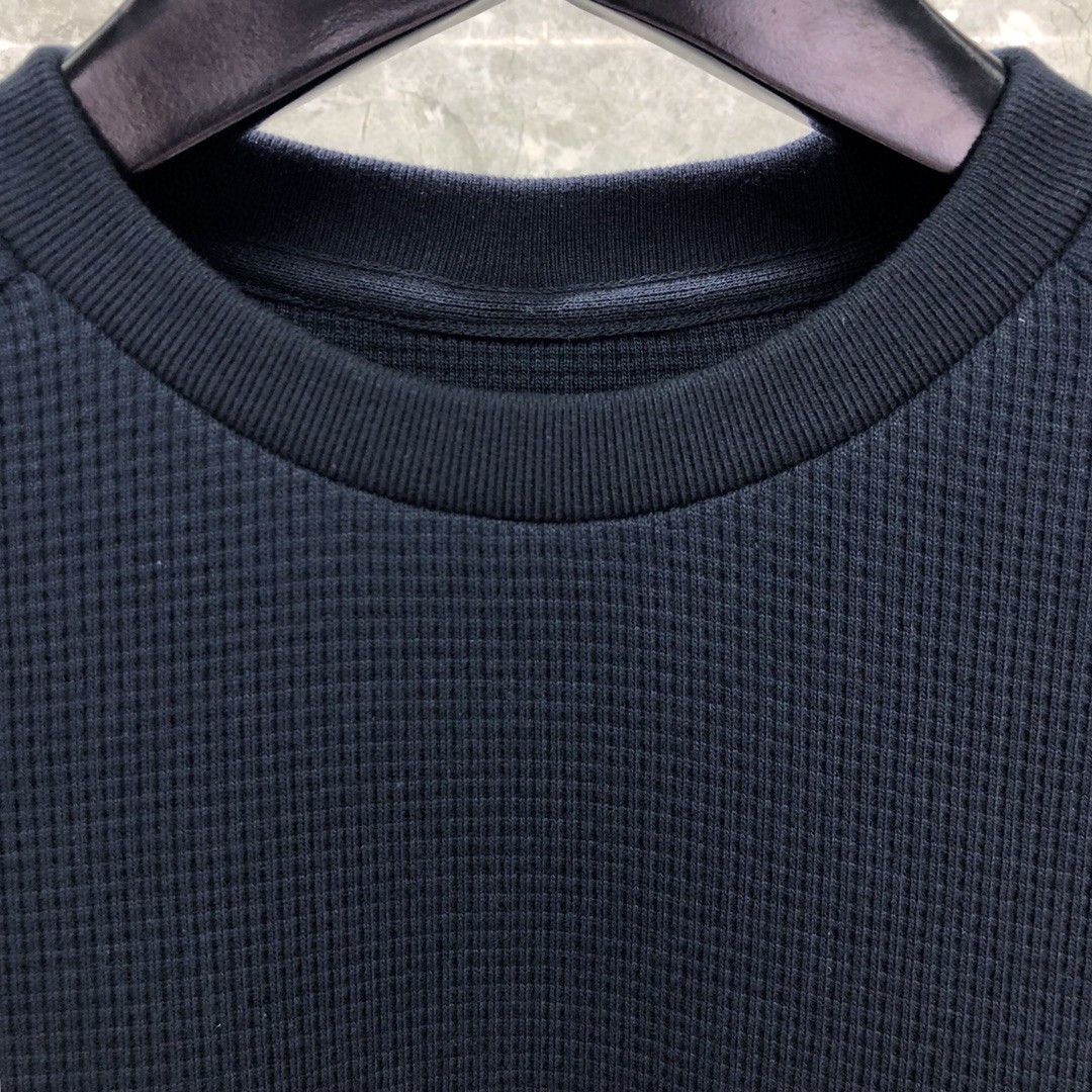 THOM BROWNE 经典袖子四条纹圆领卫衣 套头 长袖 灰色 藏青色 白色 