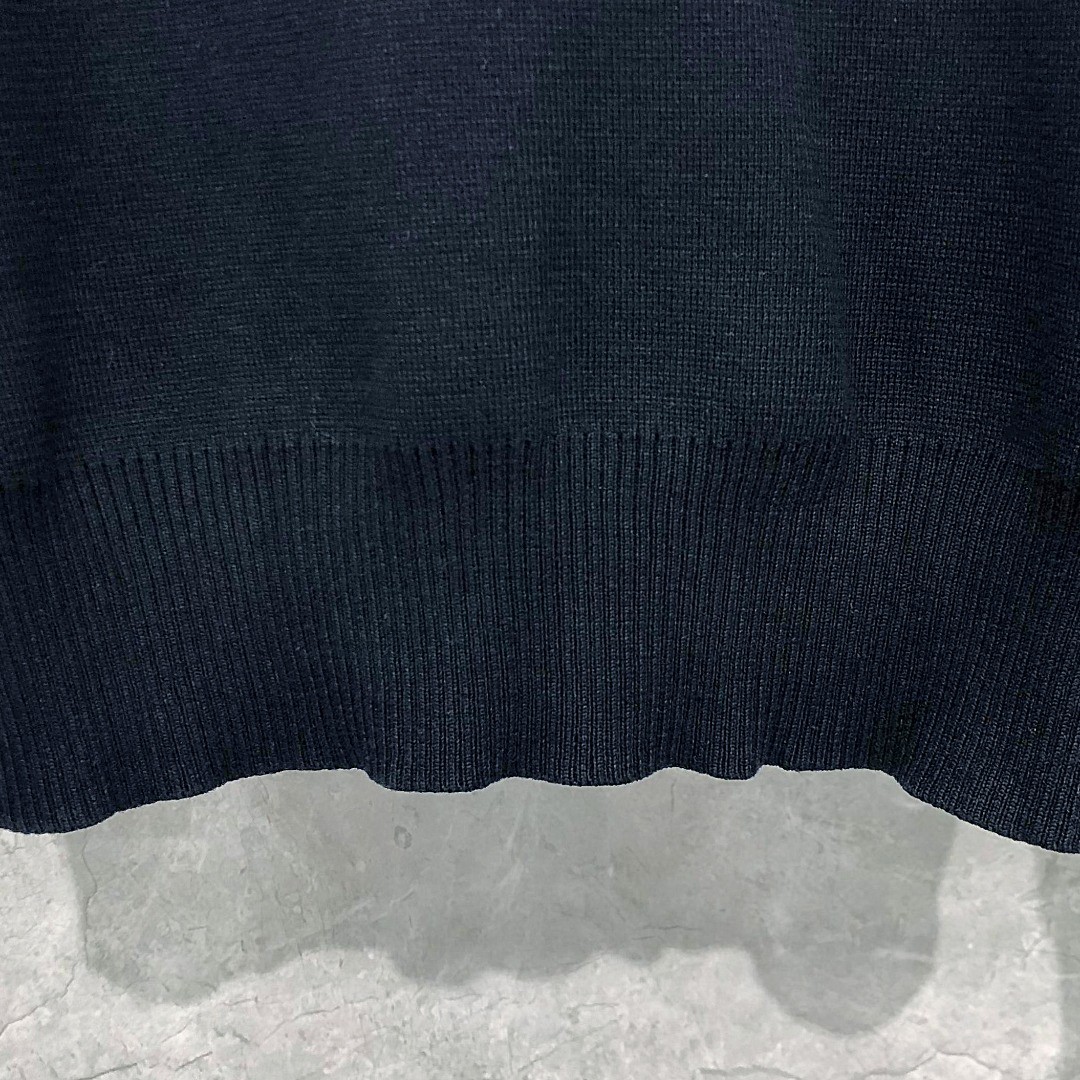 THOM BROWNE 口袋双袖织带圆领毛衣 针织衫 长袖 灰色 白色 藏青色