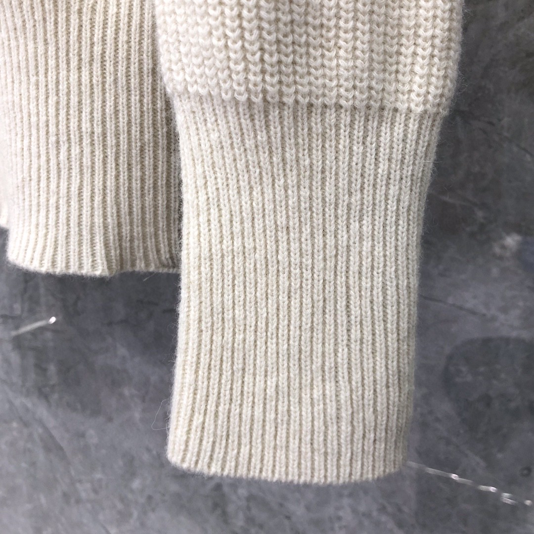 THOM BROWNE 经典条纹高领毛衣 针织衫 长袖 灰色 蓝色 白色 藏青色 