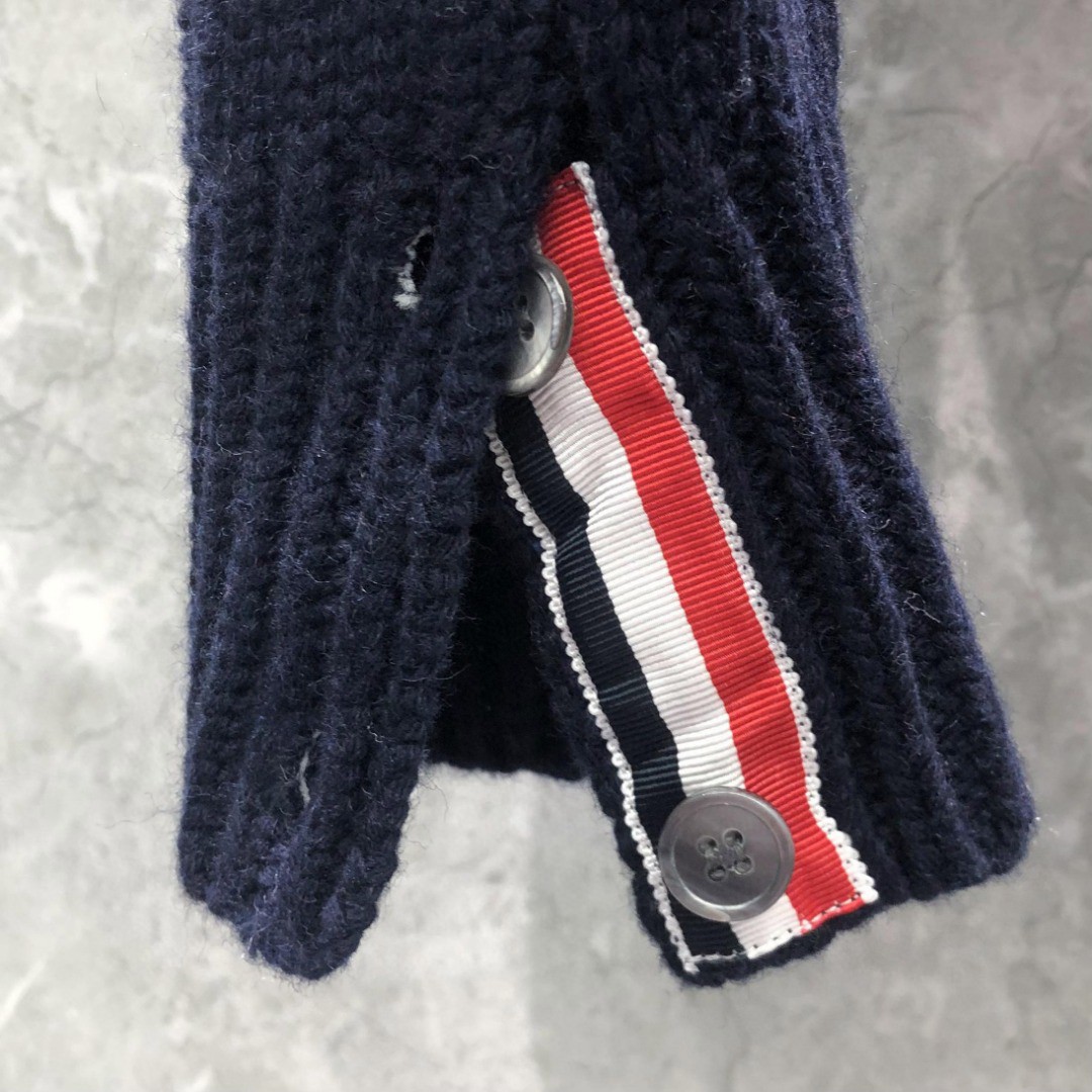 THOM BROWNE 小狗图案套头毛衣 针织衫 长袖 女款 红色 藏青色 白色