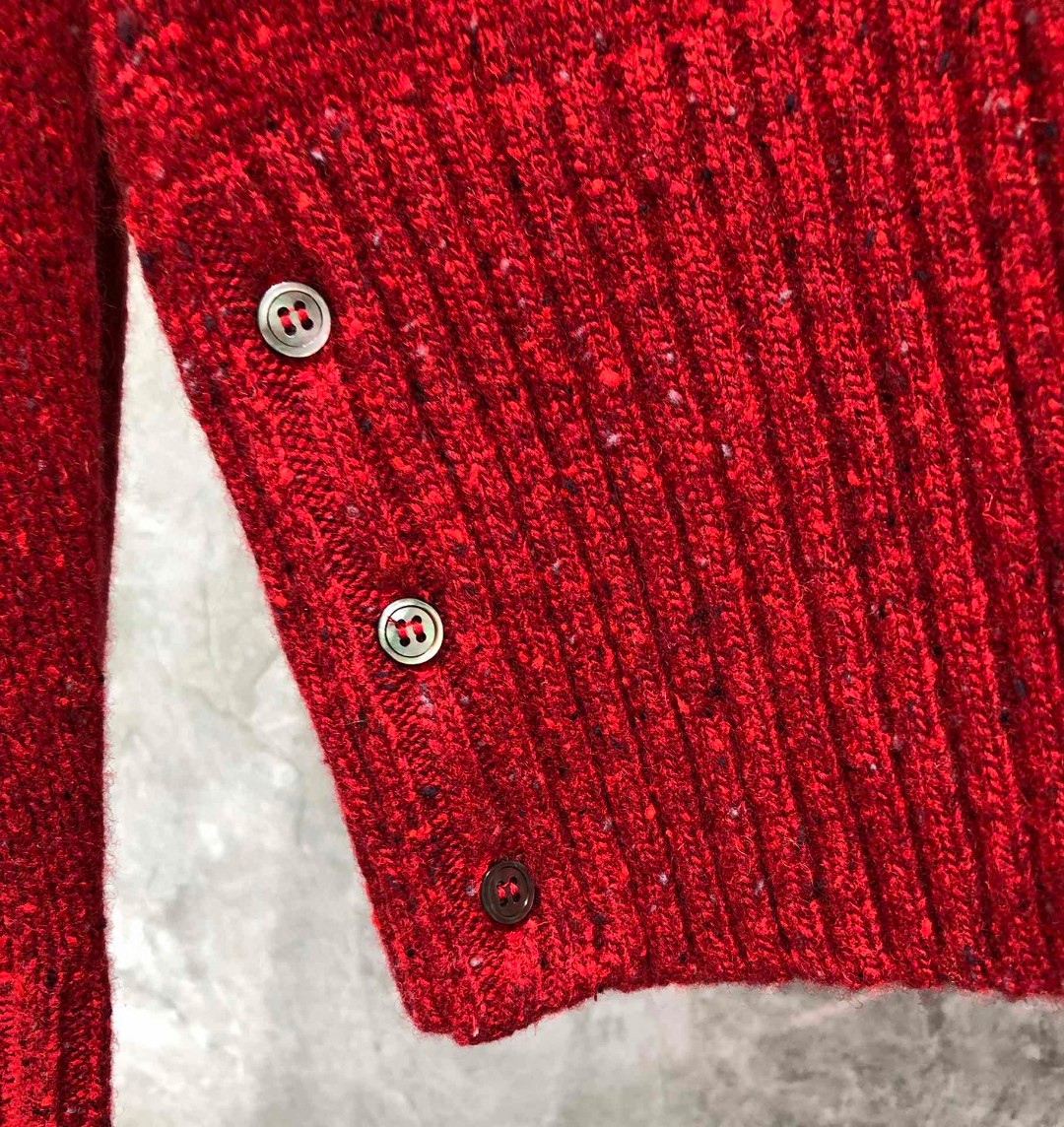 THOM BROWNE 经典条纹羊绒圆领毛衣 针织衫 长袖 藏青色 红色 黄色 蓝色 深灰色 浅灰色