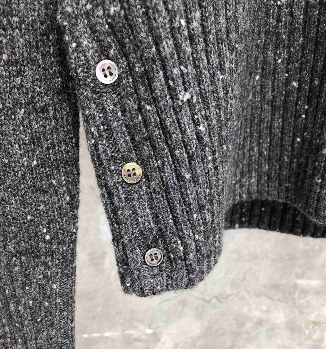 THOM BROWNE 经典条纹羊绒圆领毛衣 针织衫 长袖 藏青色 红色 黄色 蓝色 深灰色 浅灰色