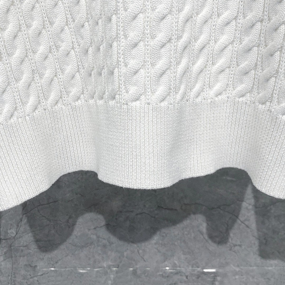 THOM BROWNE 经典四杠粗针麻花圆领毛衣 针织衫 长袖 灰色 白色 藏青色 MKA402A-Y3017-055