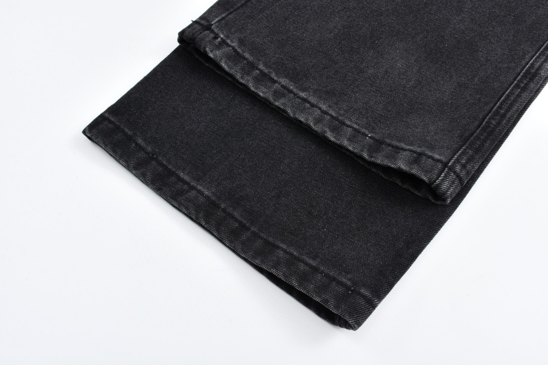 Loewe 罗意威 logo图案牛仔裤 长裤 裤子 黑色 S359Y11XAG-1100