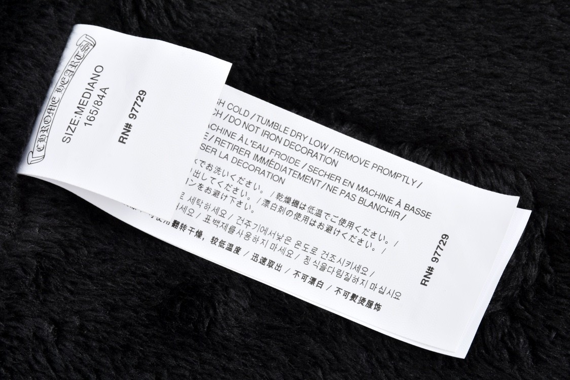 Chrome Hearts 克罗心 黑白拼色拉链立领夹克 外套 长袖 黑色 CH-2024-1000