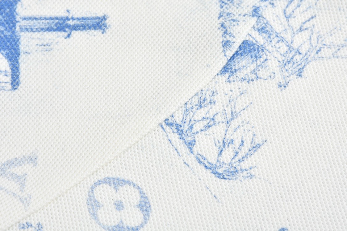 LOUIS VUITTON 路易威登 公园图案印花圆领短袖 T恤 白色 1AGJYX