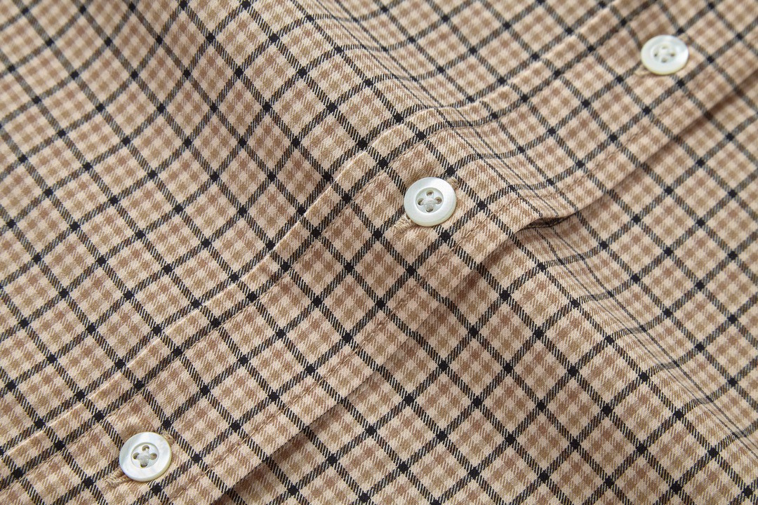 MIU MIU 缪缪 格纹字母logo徽标衬衫 外套 长袖 MK1842-142L-F0065-S-OOO