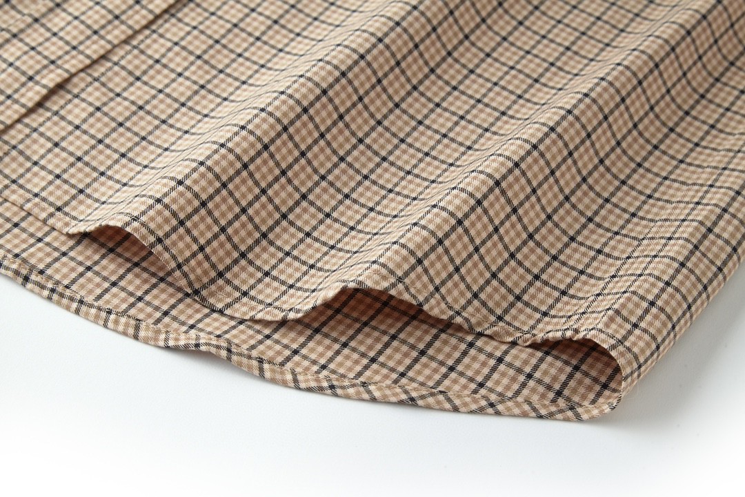 MIU MIU 缪缪 格纹字母logo徽标衬衫 外套 长袖 MK1842-142L-F0065-S-OOO