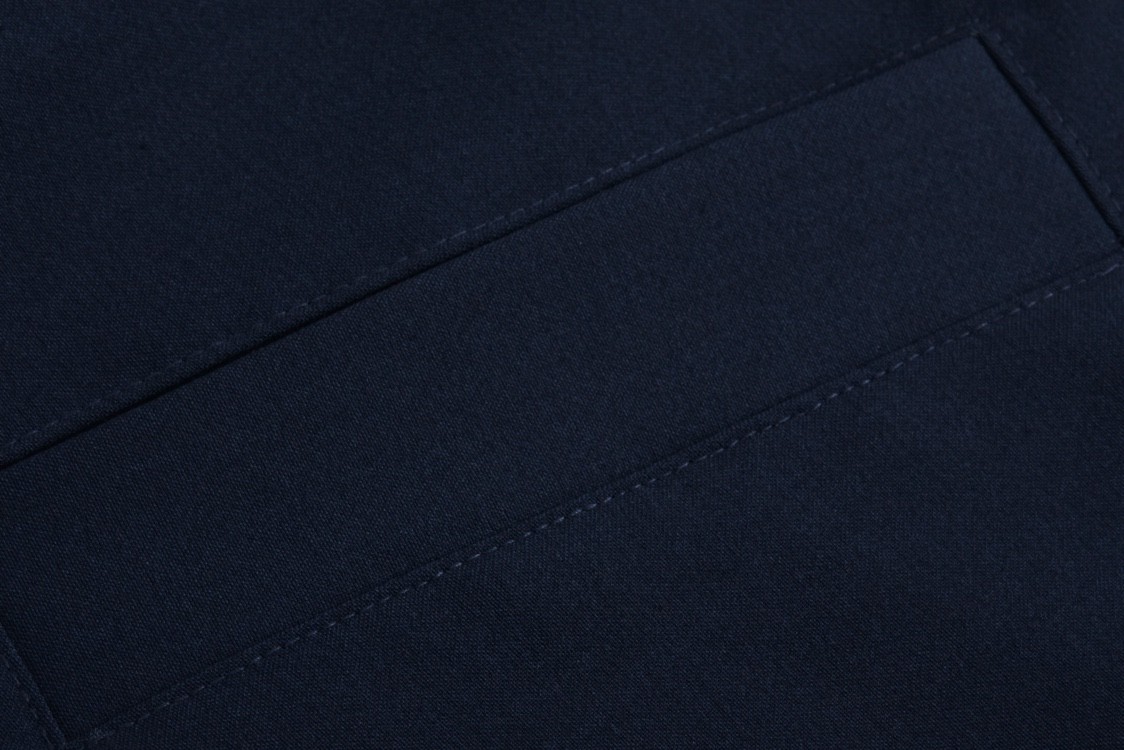 ]MIU MIU 缪缪 logo徽标拉链夹克 外套 长袖 海军蓝 ML1041-12I1-F0241-S-OOO