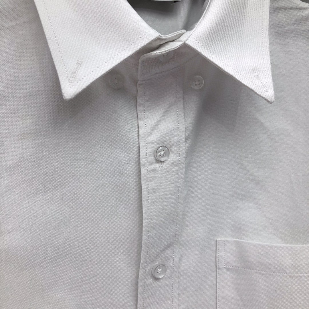 THOM BROWNE 双袖红白蓝拼色织带单排扣衬衫 外套 长袖 白色 蓝色