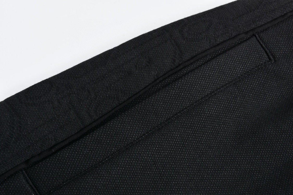 DIOR 迪奥 提花织带松紧腰运动裤 卫裤 休闲裤 长裤 裤子 黑色