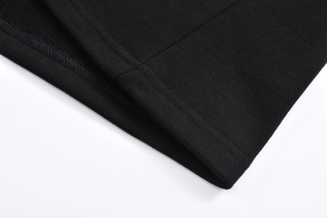 Balenciaga 巴黎世家 刺绣字母logo半拉链立领卫衣 外套 长袖 黑色 