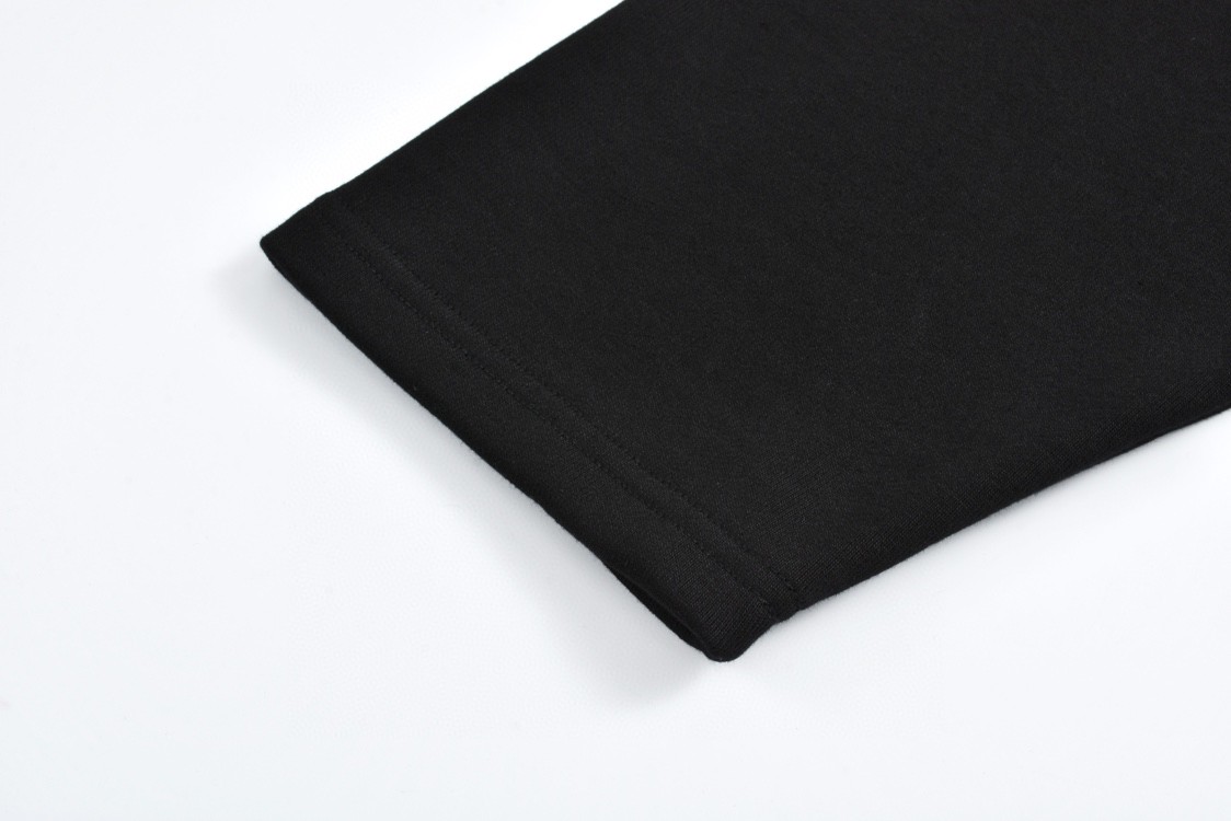 Balenciaga 巴黎世家 刺绣字母logo半拉链立领卫衣 外套 长袖 黑色 