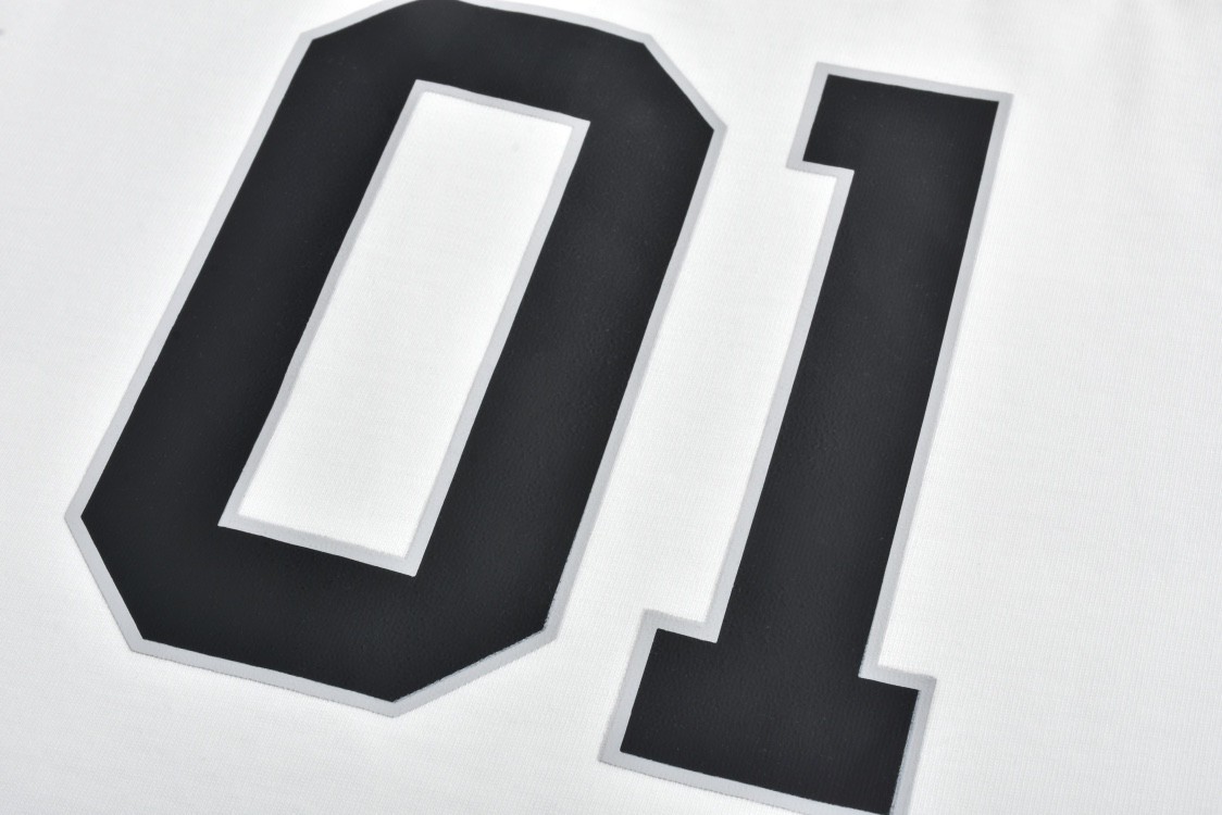 Balenciaga 巴黎世家 字母logo篮球01号印花圆领短袖 T恤 夏季 黑色 白色 蓝色 紫色 787349TRVW91055