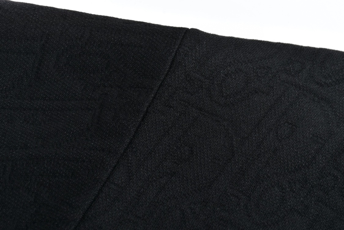 DIOR 迪奥 暗纹字母logo提花连帽卫衣 外套 长袖 黑色 513J626A0978-C900