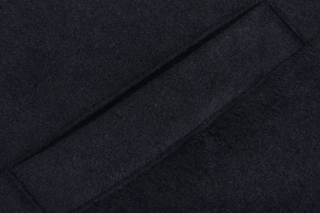 MIU MIU 缪缪 口袋logo徽标羊绒棉服 夹克 外套 长袖 灰色 海军蓝 ML855-13L9-F0031