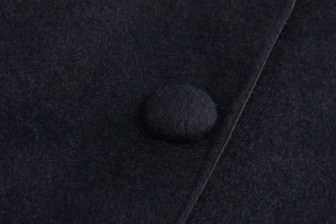 MIU MIU 缪缪 口袋logo徽标羊绒棉服 夹克 外套 长袖 灰色 海军蓝 ML855-13L9-F0031