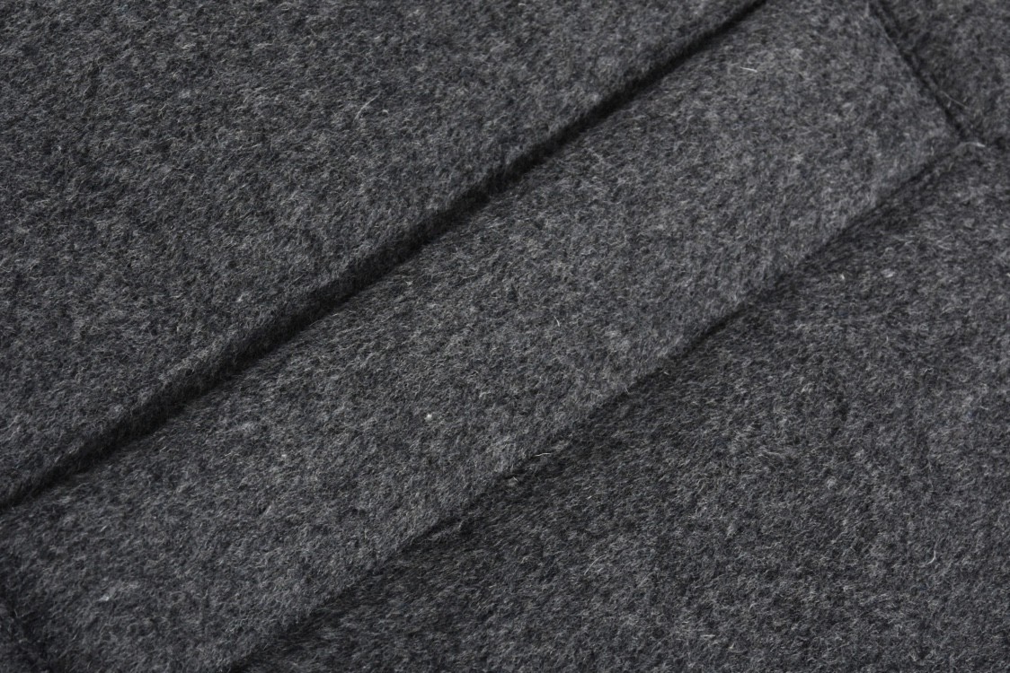 MIU MIU 缪缪 口袋logo徽标羊绒棉服 夹克 外套 长袖 灰色 海军蓝 ML855-13L9-F0031