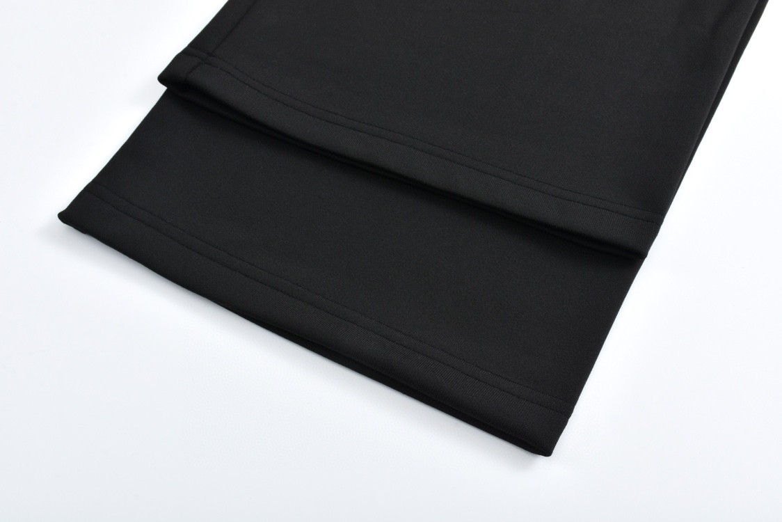 Balenciaga 巴黎世家 刺绣字母logo松紧腰运动裤 长裤 裤子 休闲裤 黑色 