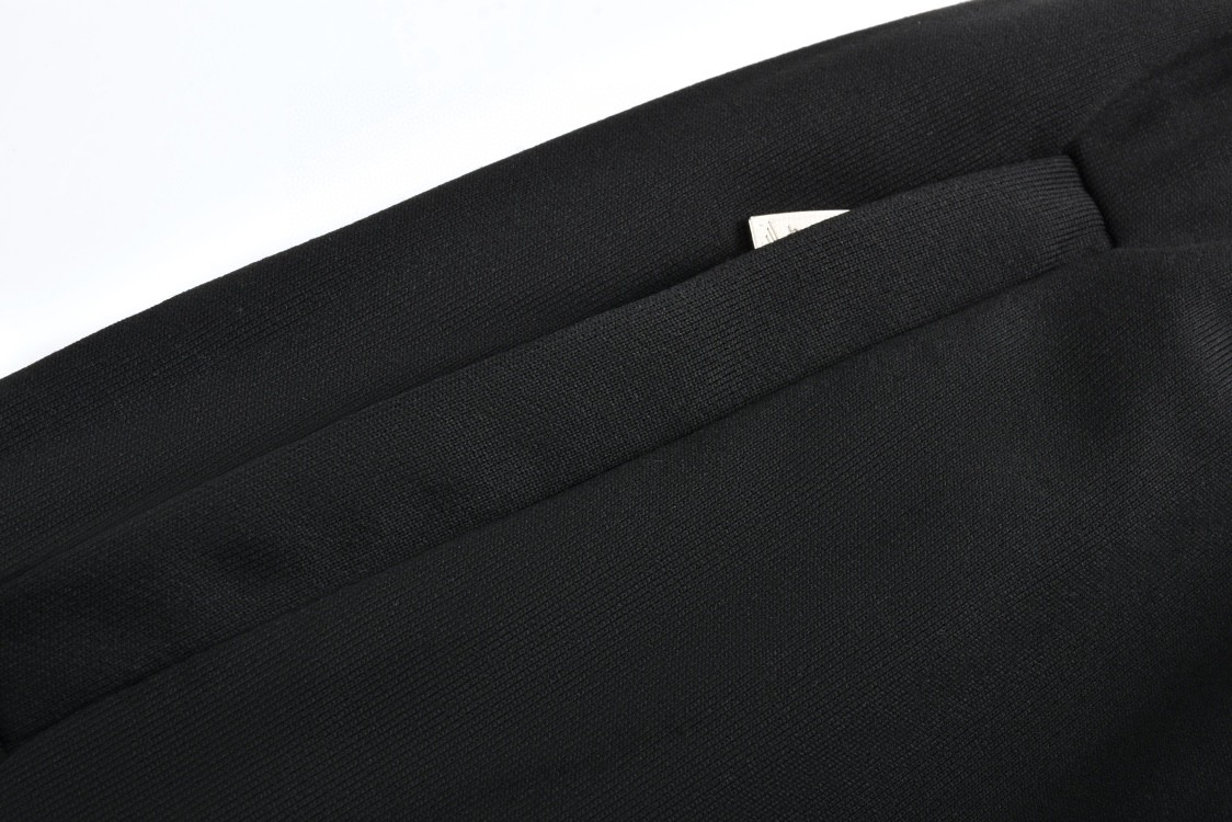 Balenciaga 巴黎世家 刺绣字母logo松紧腰运动裤 长裤 裤子 休闲裤 黑色 