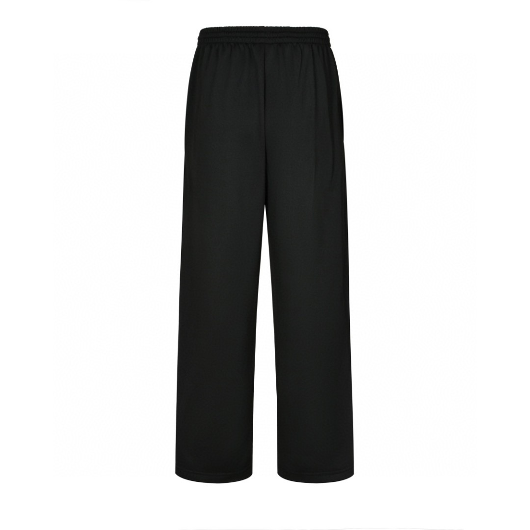 Balenciaga 巴黎世家 刺绣字母logo松紧腰运动裤 长裤 裤子 休闲裤 黑色 