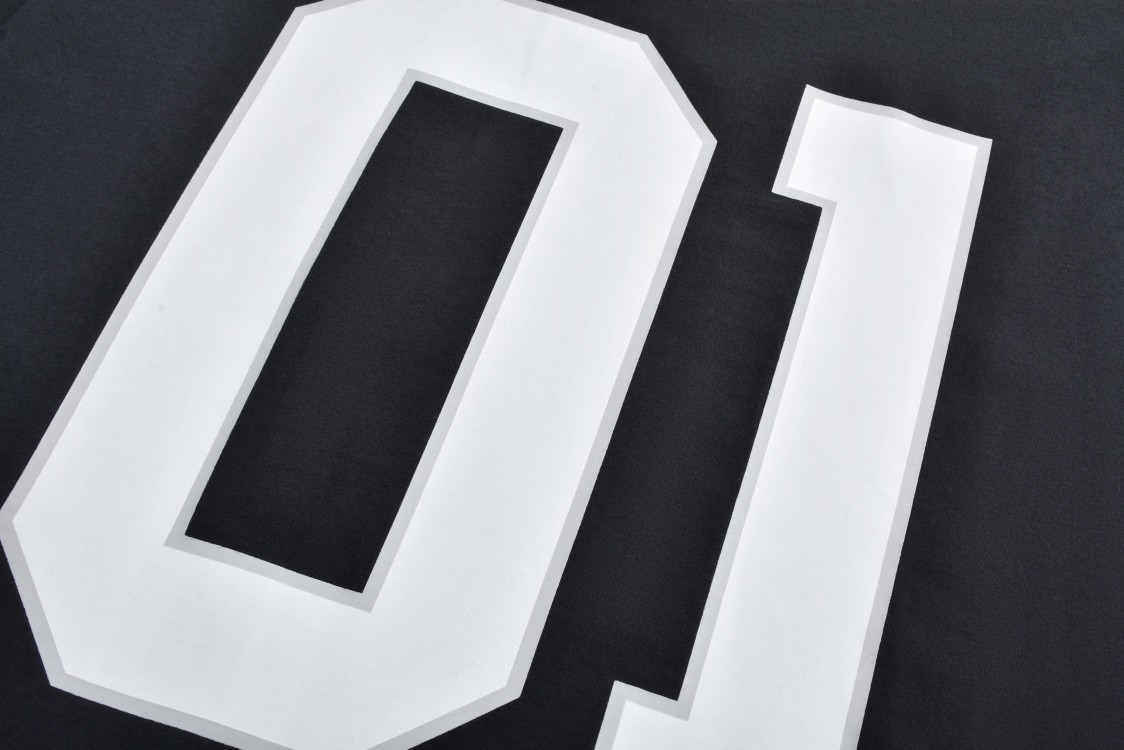 Balenciaga 巴黎世家 字母logo篮球01号印花T恤 长袖 黑色