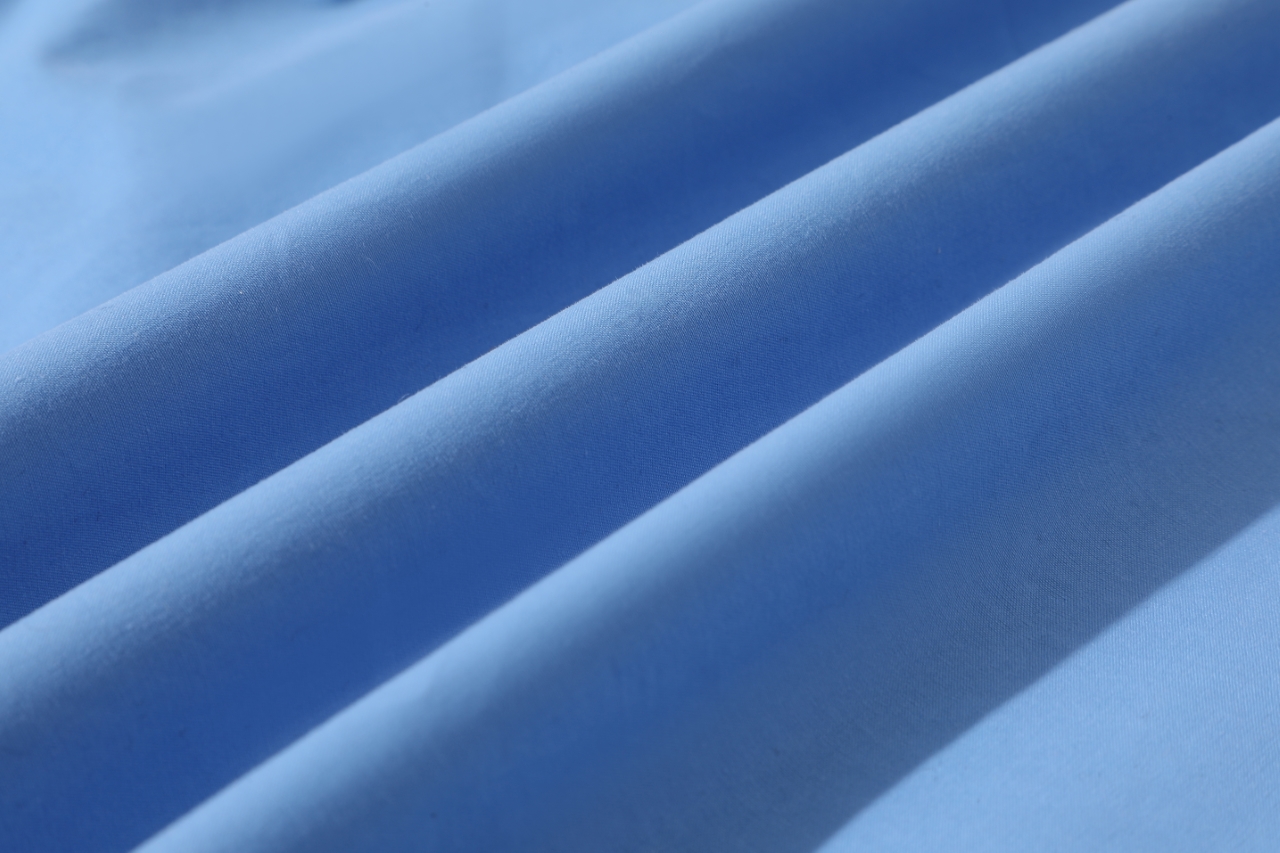 MIU MIU 缪缪 刺绣字母logo单排扣衬衫 长袖 蓝色 白色 MK1884-15UL-F0013-S-OOO