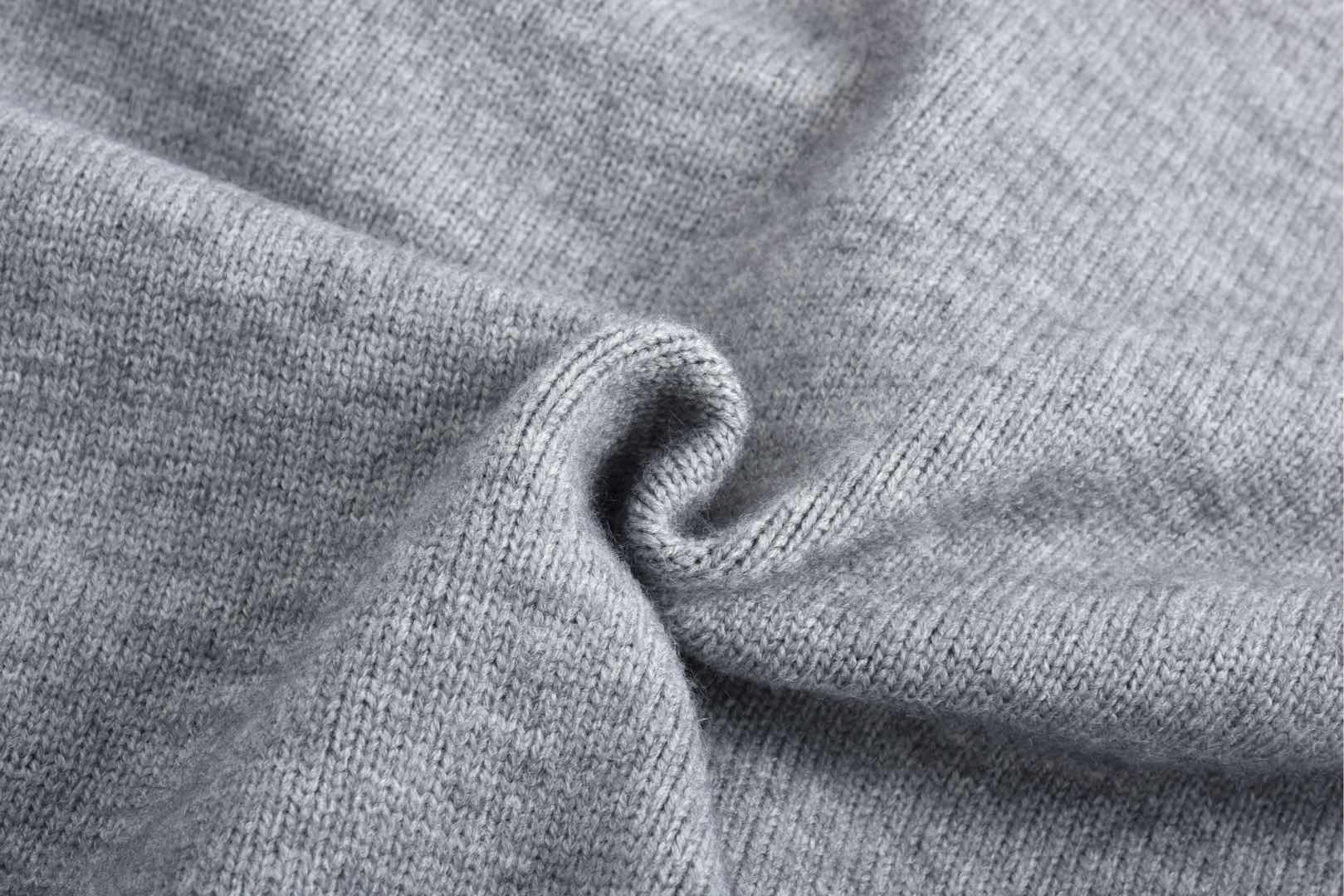 Balenciaga 巴黎世家 假两件衬衫拼接毛衣 长袖 灰色 黑色 809510T1712