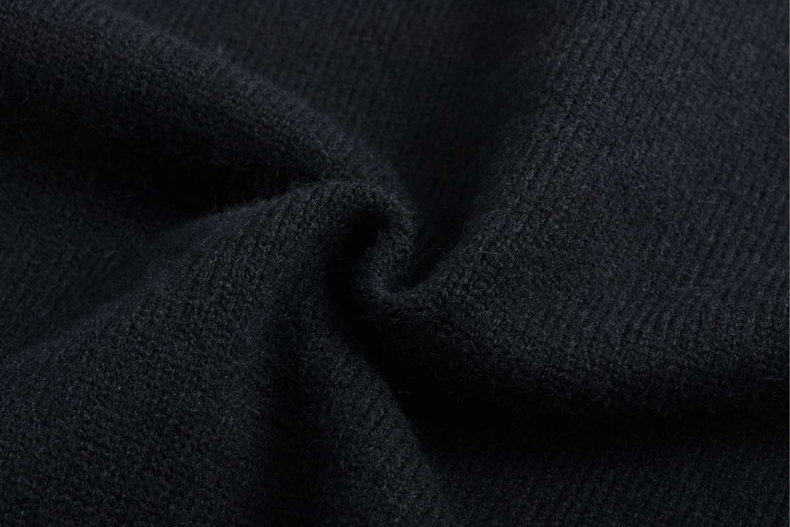 Balenciaga 巴黎世家 假两件衬衫拼接毛衣 长袖 灰色 黑色 809510T1712