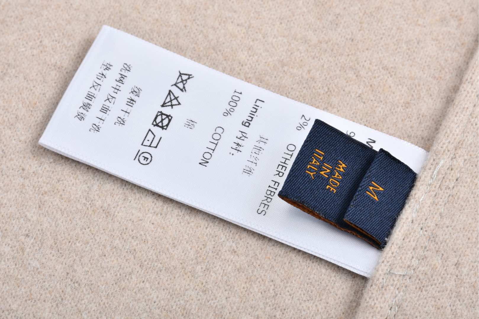 LOUIS VUITTON 路易威登 徽标羊毛工装夹克 外套 灰蓝色 1AGJOG